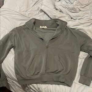 Pink Rose Heather Gray Pullover